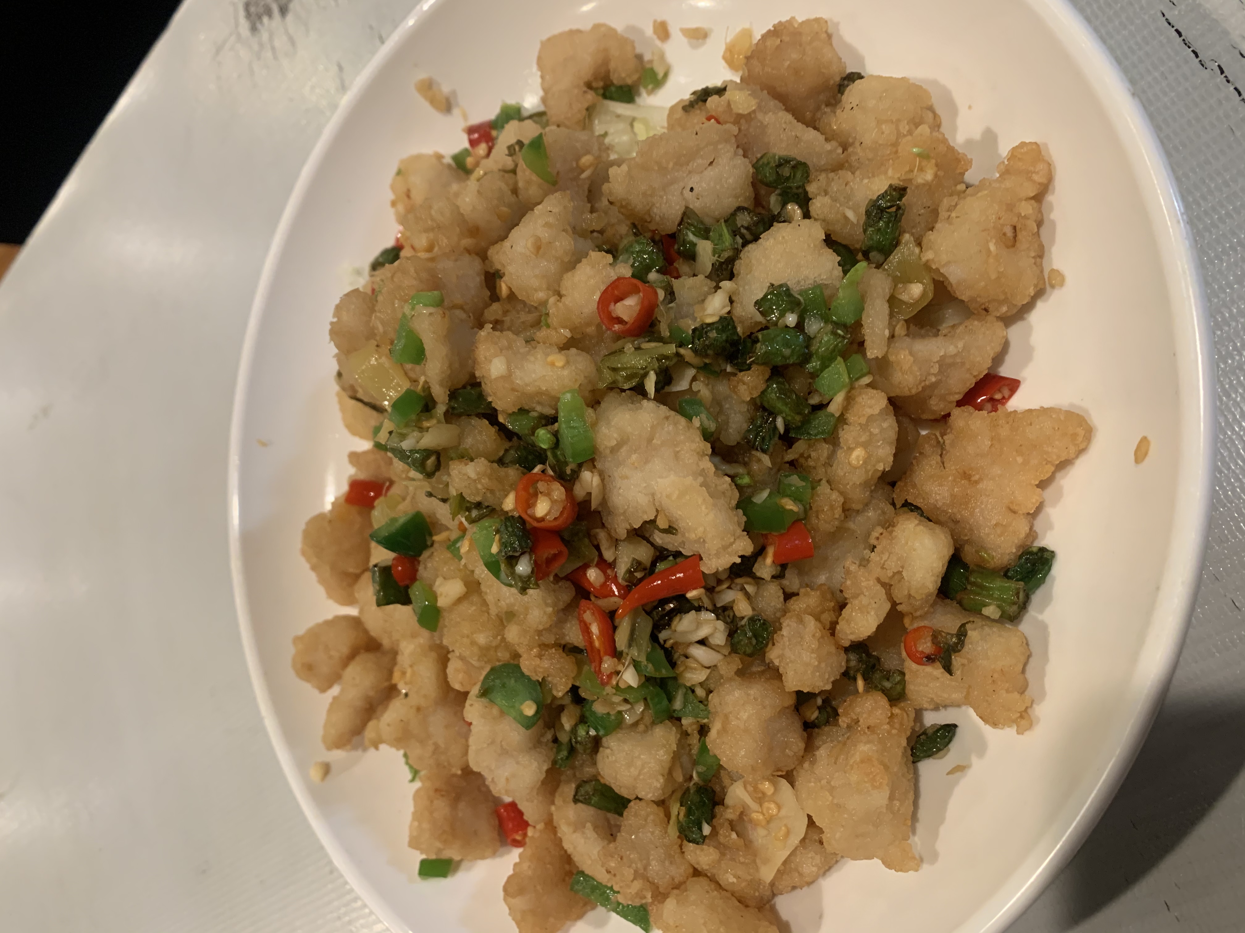 Order Minced Fish with Pepper 剁椒鱼丁 food online from Sichuan Tasty store, San Francisco on bringmethat.com