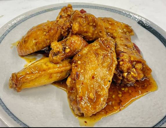 Order Dry Braised Chicken Wings food online from Mandarin House store, San Francisco on bringmethat.com