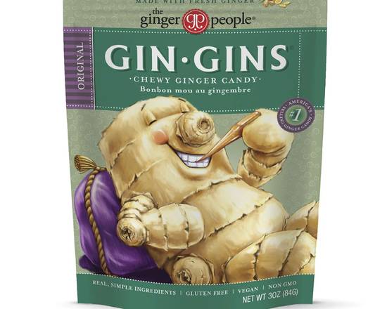 Order The Ginger People Chewy Ginger Candy Bag  food online from Bel Clift Market store, SF on bringmethat.com