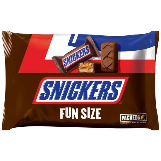 Order Snickers Chocolate Candy Bars Fun Size (10.59 oz) food online from Rite Aid store, Yamhill County on bringmethat.com