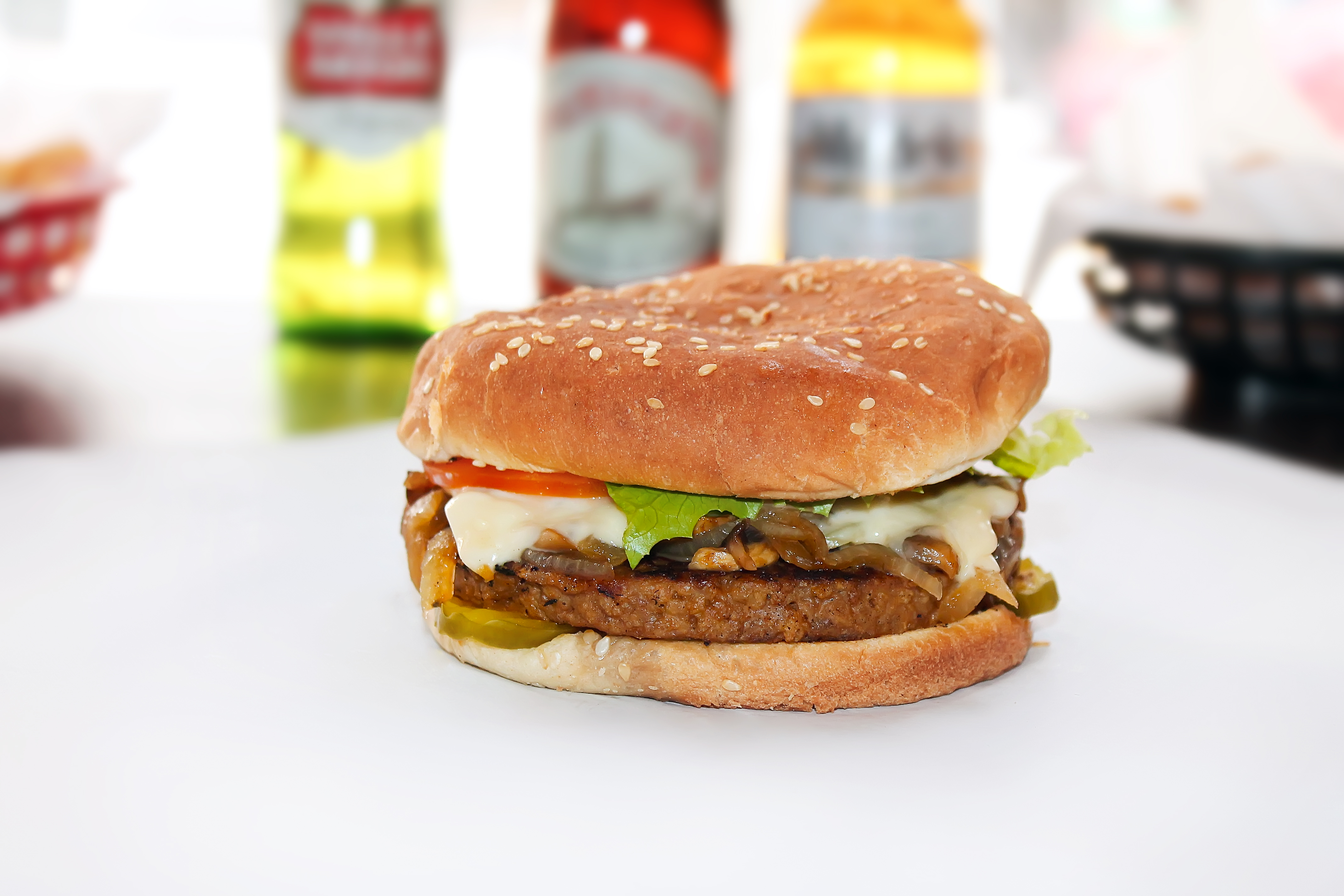 Order Boca Deluxe Burger food online from Metro Caffe store, San Francisco on bringmethat.com