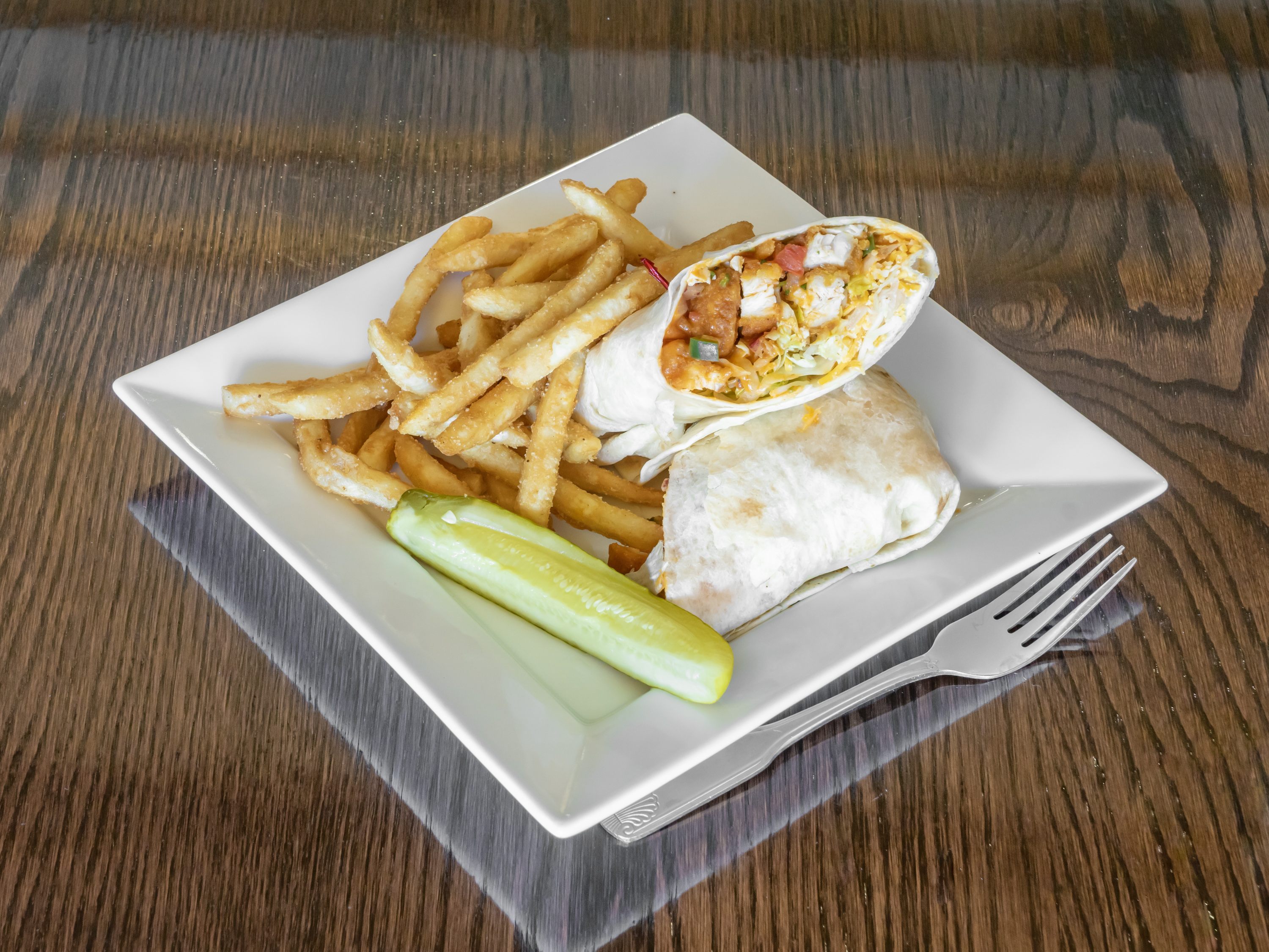 Order Buffalo Chicken Wrap food online from Ruby's Family Restaurant store, Shakopee on bringmethat.com