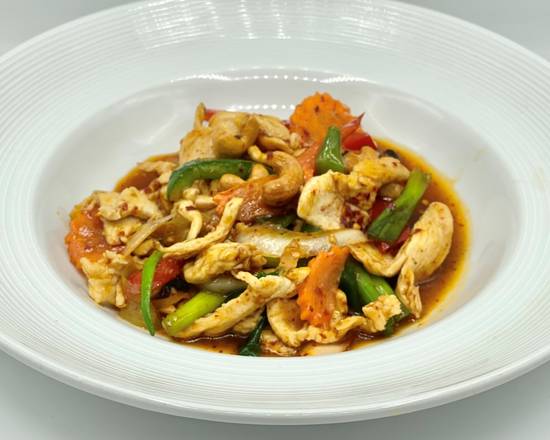 Order Thai Cashew - Nam Prik Phao food online from Thai Curry store, Arlington on bringmethat.com