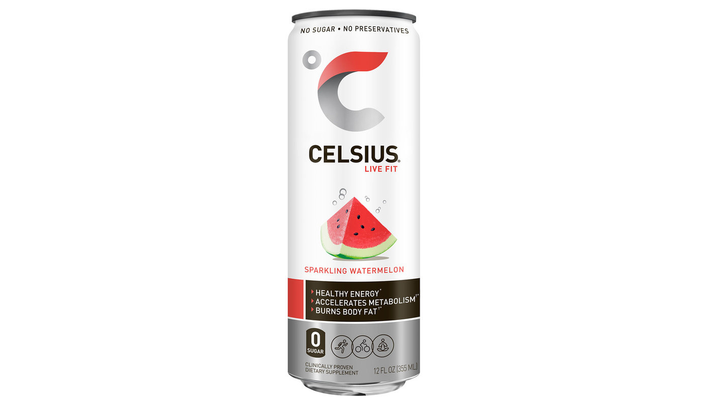 Order Celsius Watermelon 12oz Can food online from Ross Liquor store, Sylmar on bringmethat.com