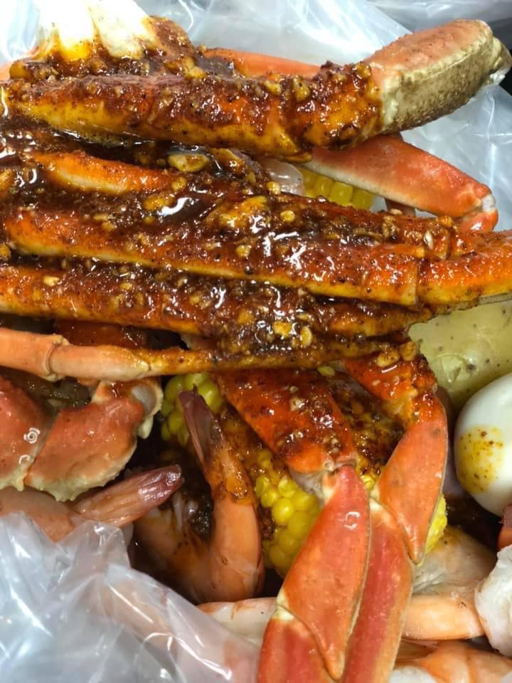 Order #1. 1/2 lb. Snow Crab and 1/2 lb. Shrimp  food online from Yummy Crab store, Gastonia on bringmethat.com