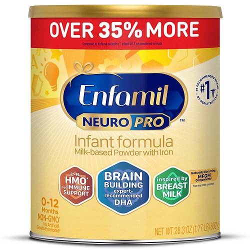 Order Enfamil NeuroPro Infant Formula - Brain Building Nutrition Inspired by Breast Milk - 28.3 oz food online from Walgreens store, CLEARWATER BEACH on bringmethat.com