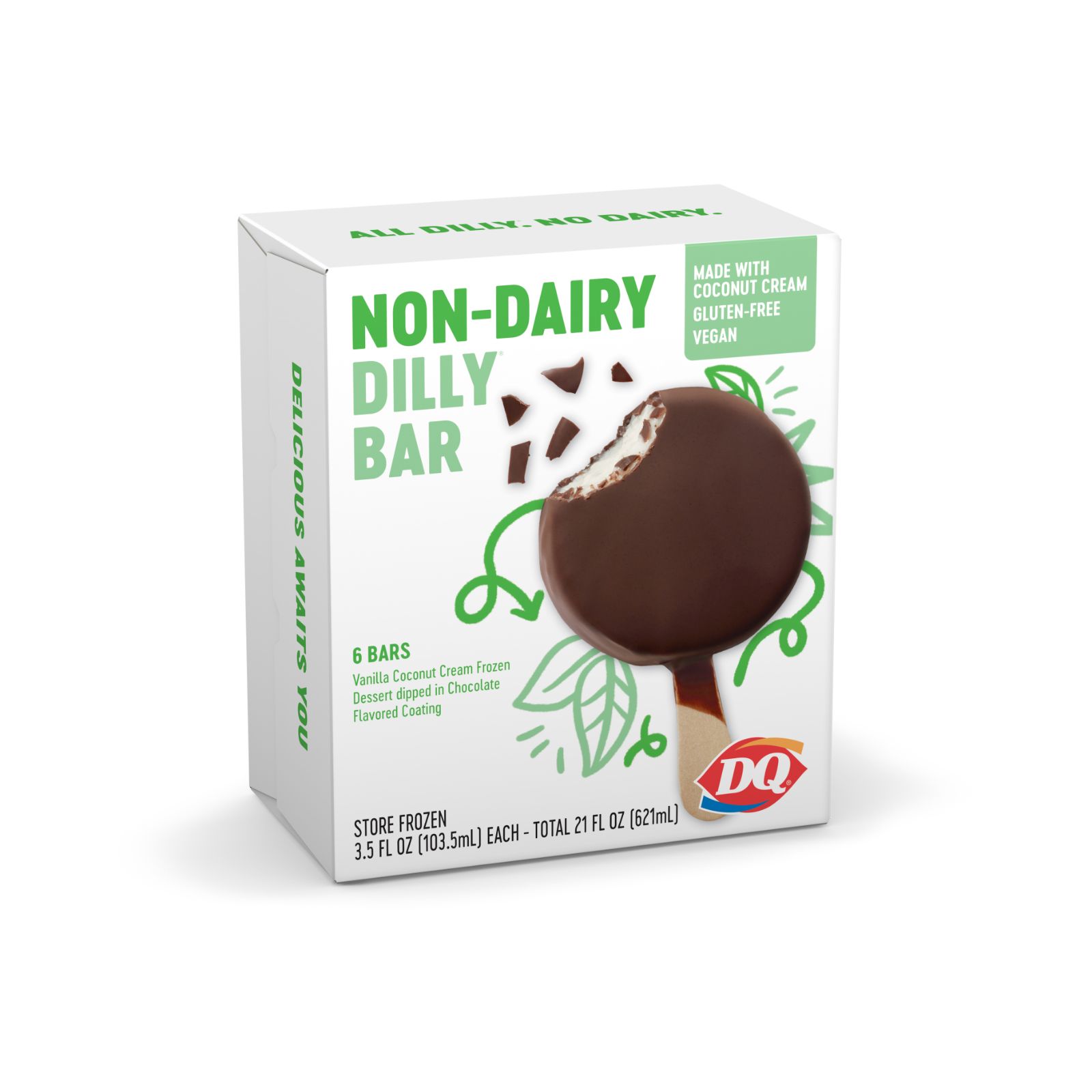 Order Non-Dairy Dilly® Bar 6-Pack food online from Dairy Queen store, Crystal River on bringmethat.com