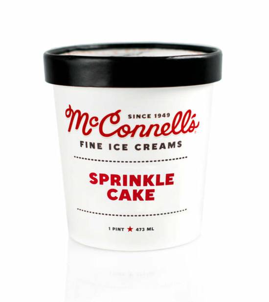 Order McConnell's Ice Cream - Sprinkle Cake food online from IV Deli Mart store, Goleta on bringmethat.com