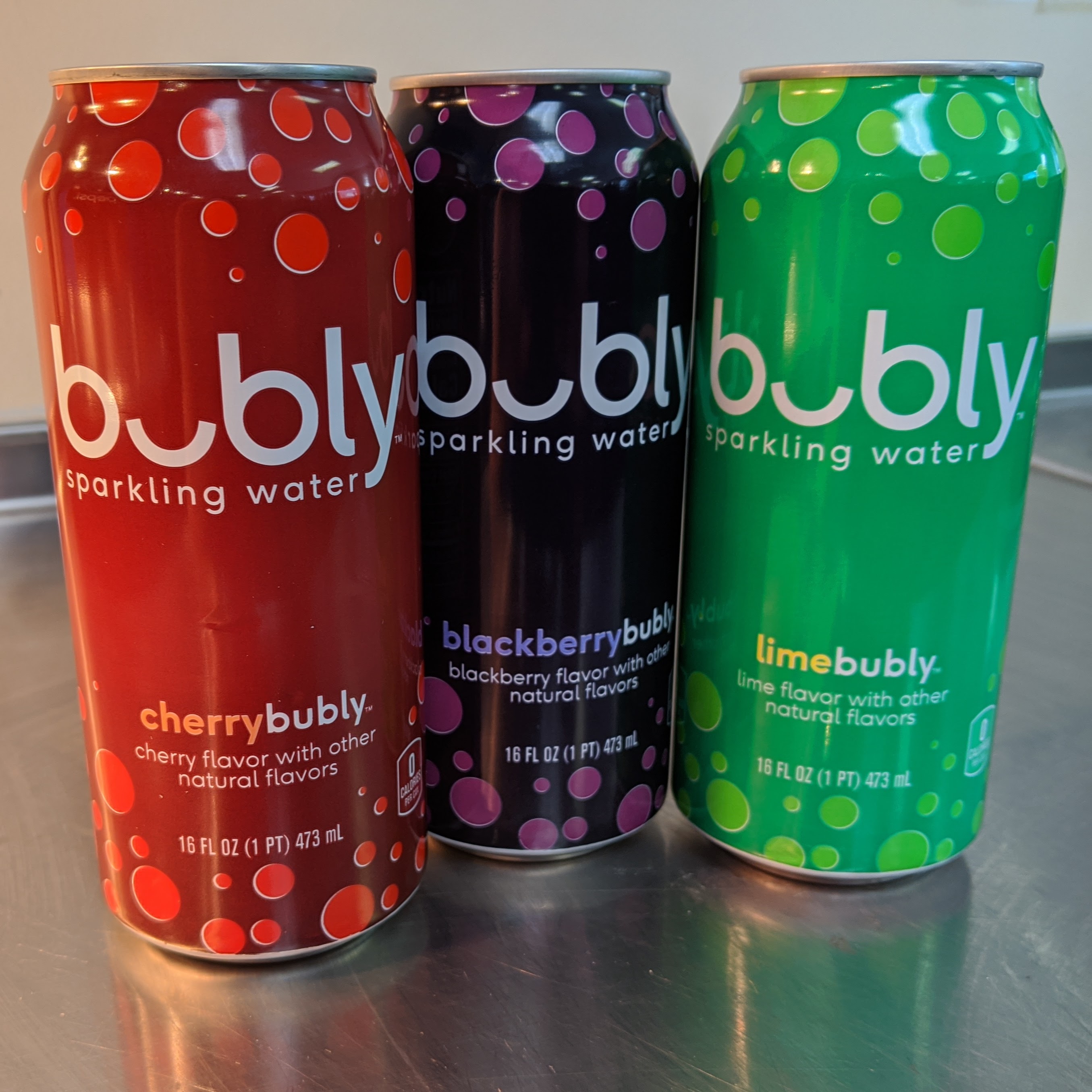 Order Bubly Sparkling Water - 16oz Can food online from Bradley Cheesesteaks & Hoagies store, State College on bringmethat.com