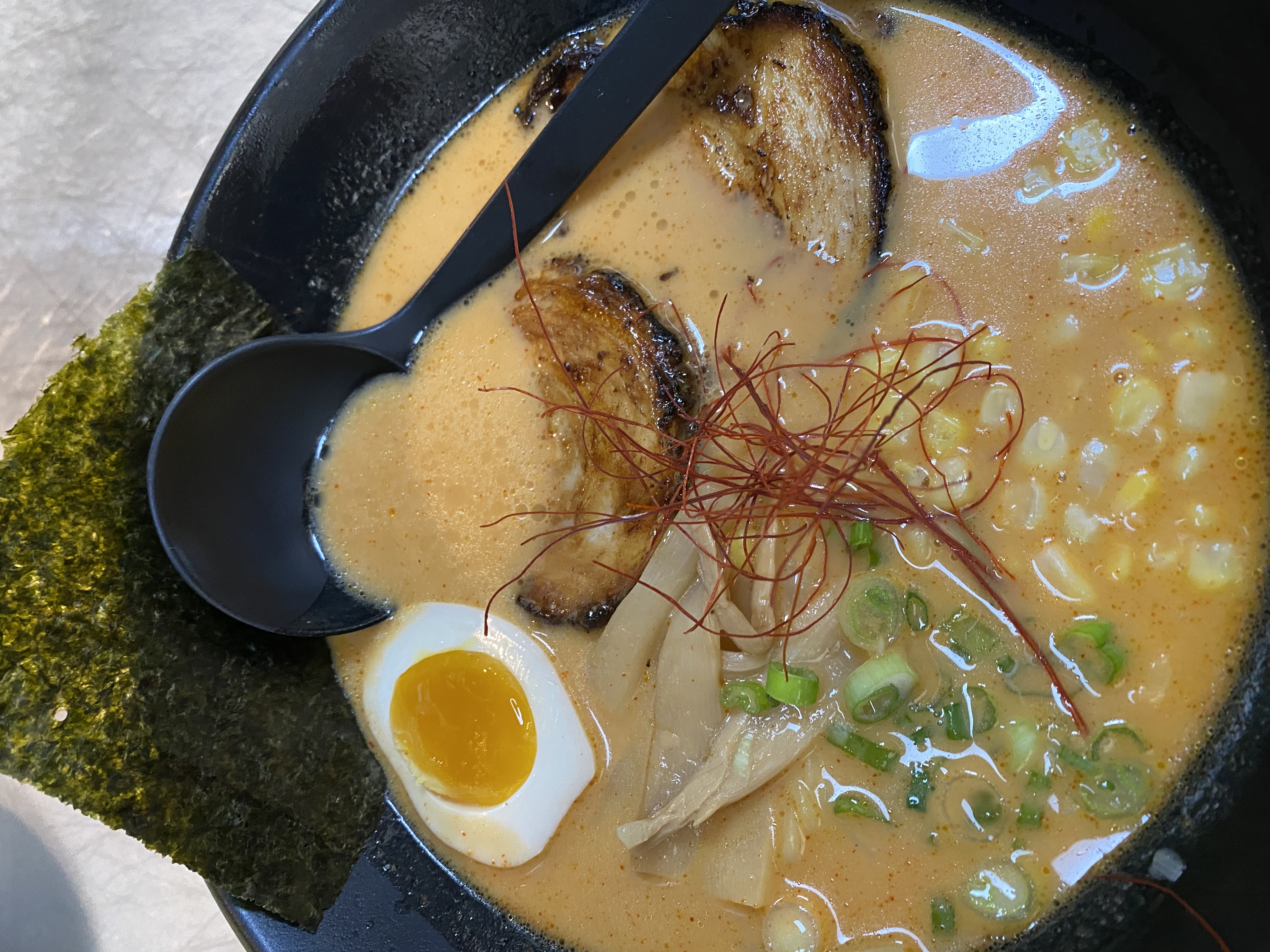 Order Spicy Miso Ramen food online from Umai Ramen & Rice Bowl store, Herndon on bringmethat.com
