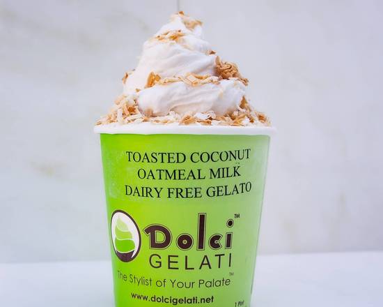 Order Vegan Toasted Coconut Milk food online from Dolci Gelati Cafe store, Washington on bringmethat.com
