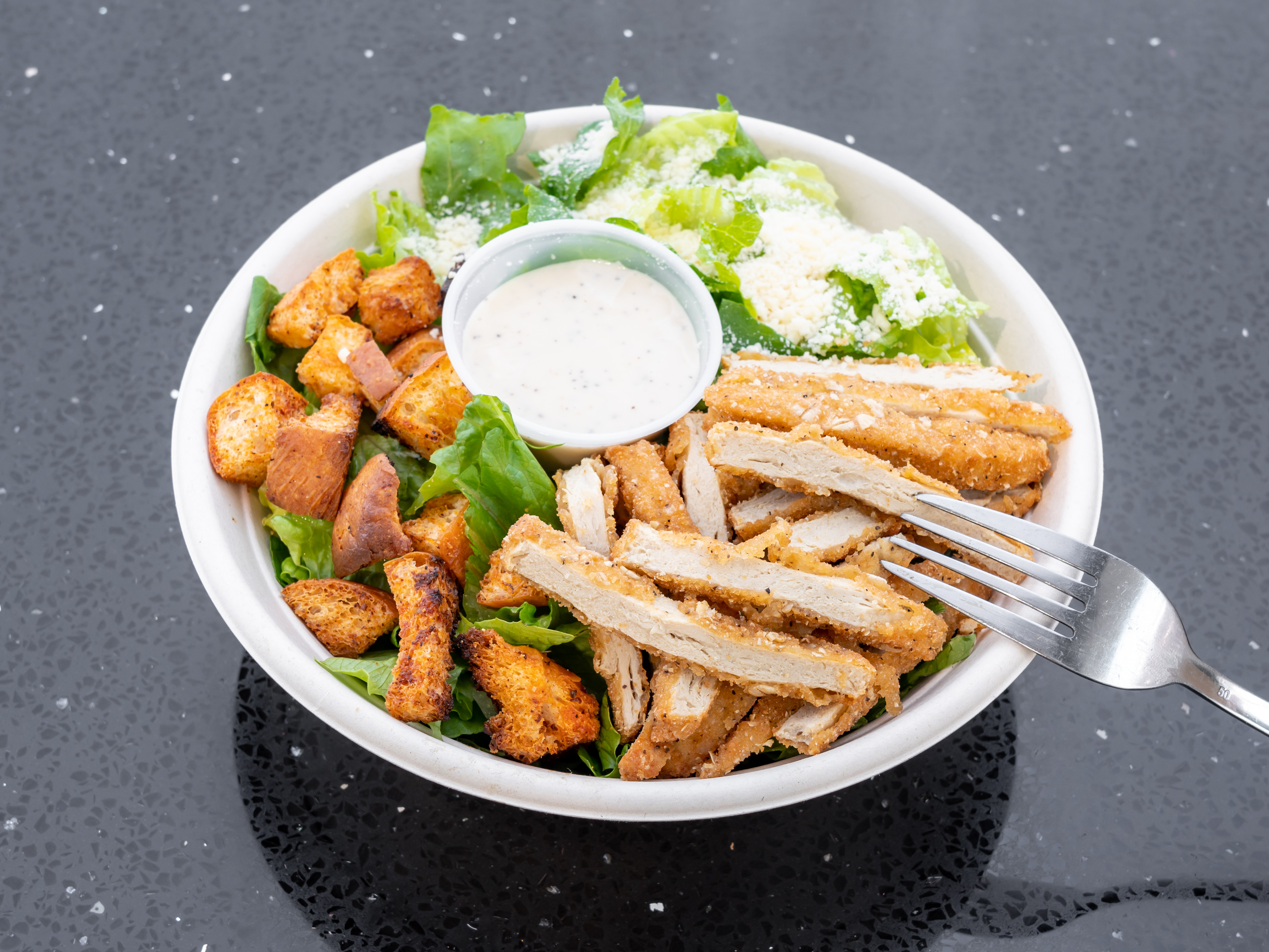 Order Tofu-Chick’n Caesar  food online from Vegan Grill store, New York on bringmethat.com