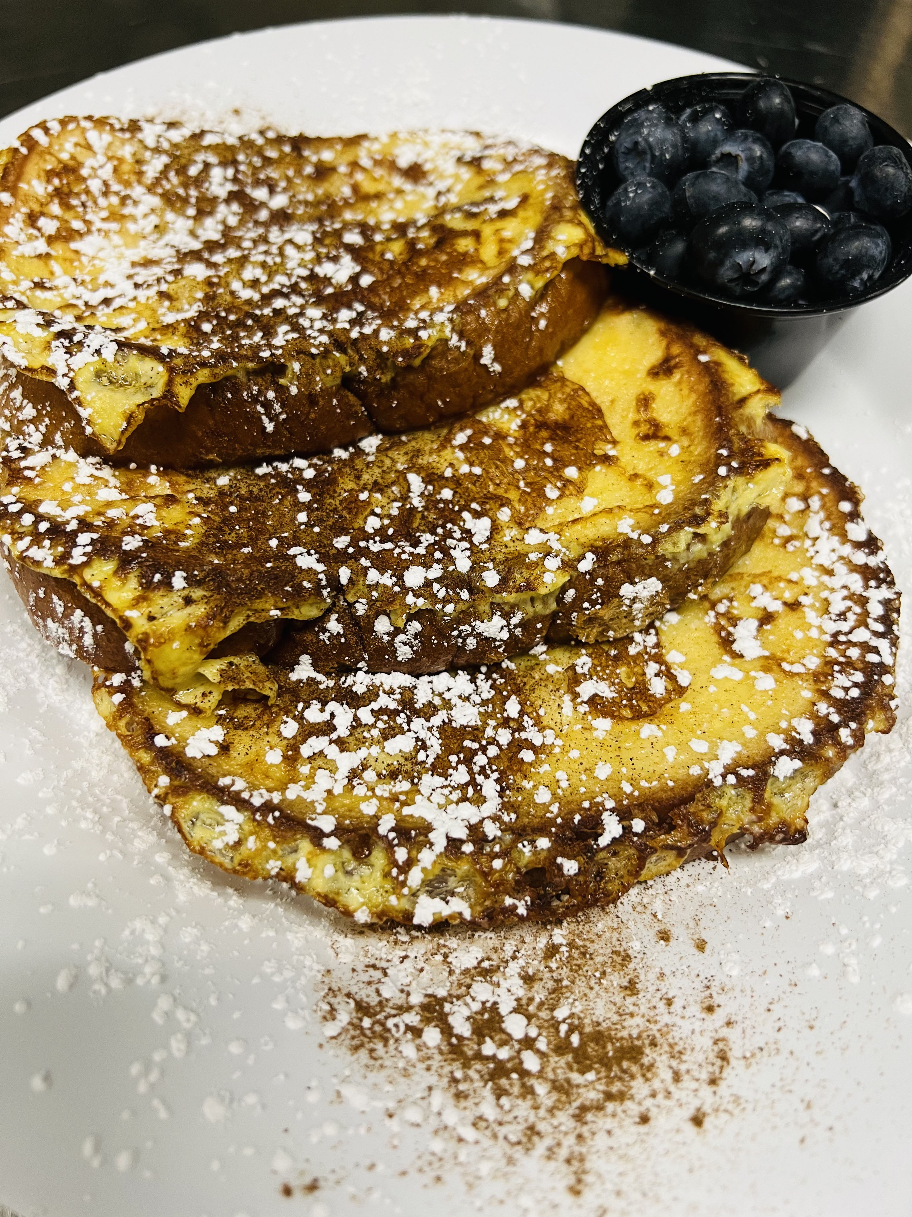 Order Challah Bread French Toast food online from The Mystic Diner & Restaurant store, Stonington on bringmethat.com