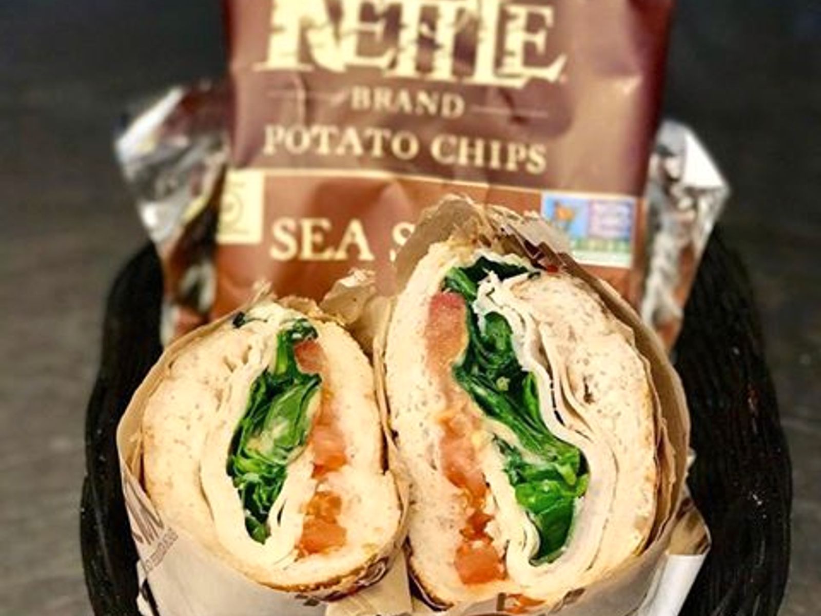 Order Turkey & Spinach Sandwich food online from Petey Pasta store, Lombard on bringmethat.com