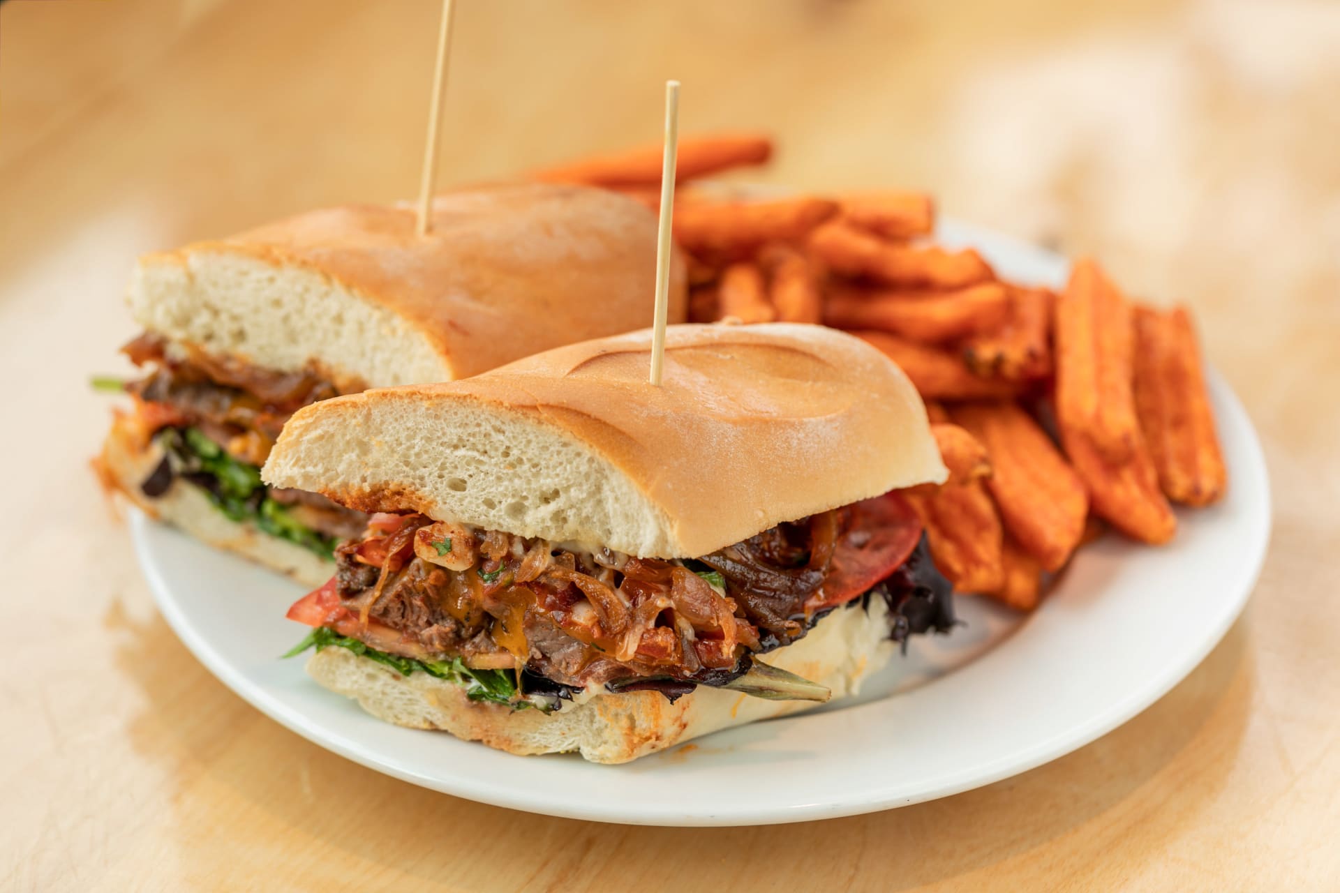 Order Tri-Tip Sandwich food online from Rincon Brewery store, Ventura on bringmethat.com