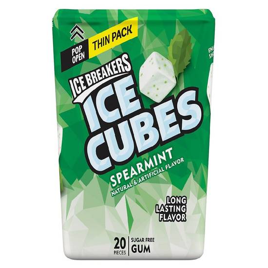 Order Ice Breakers Ice Cubes Spearmint Sugar Free Chewing Gum food online from Exxon Food Mart store, Port Huron on bringmethat.com