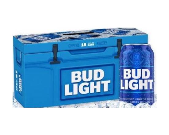 Order Bud Light 18pk/ 12 oz. cans (4.2% ABV) food online from Central Liquor Market store, Los Angeles on bringmethat.com