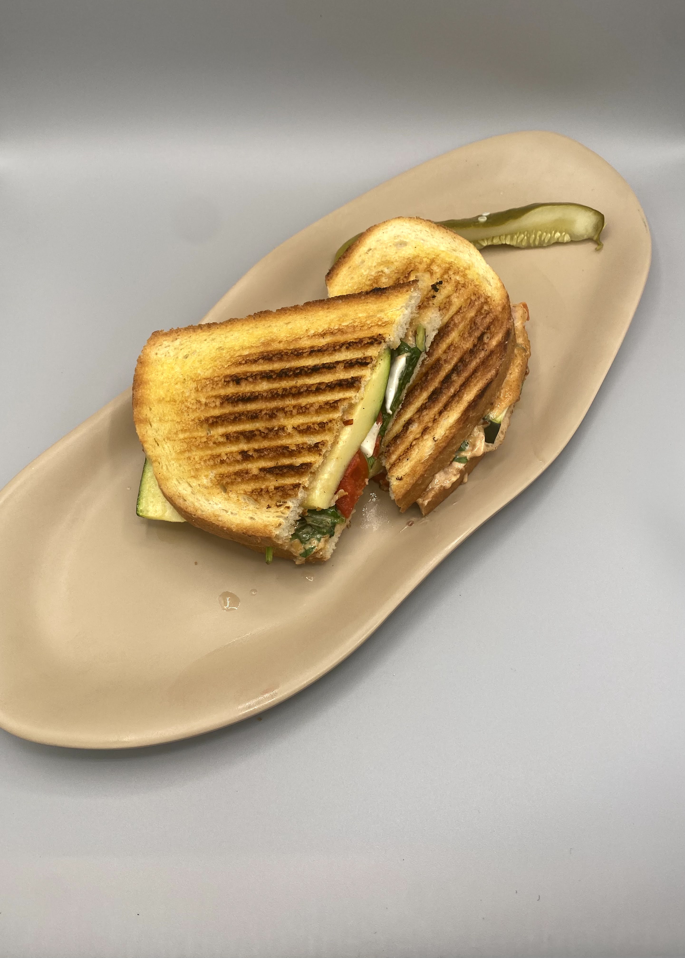 Order Veggie Panini food online from Zuppa Deli store, Wexford on bringmethat.com