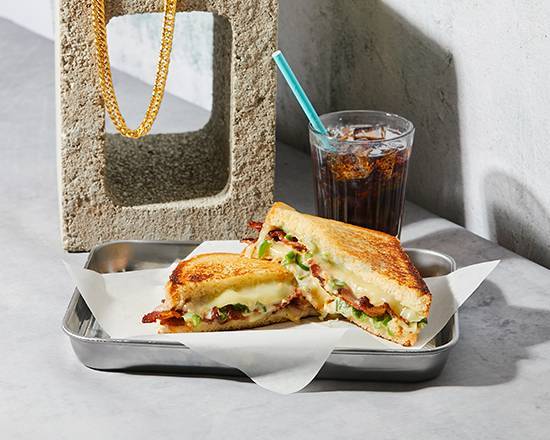 Order The Jalapeno Cheddar food online from Grilled &Amp; Cheesy store, Hudson on bringmethat.com