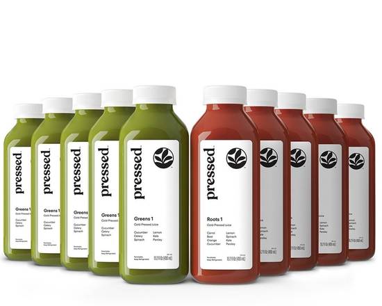 Order Midday Reboot | Cold Pressed Juice Pack food online from Pressed store, Montecito on bringmethat.com