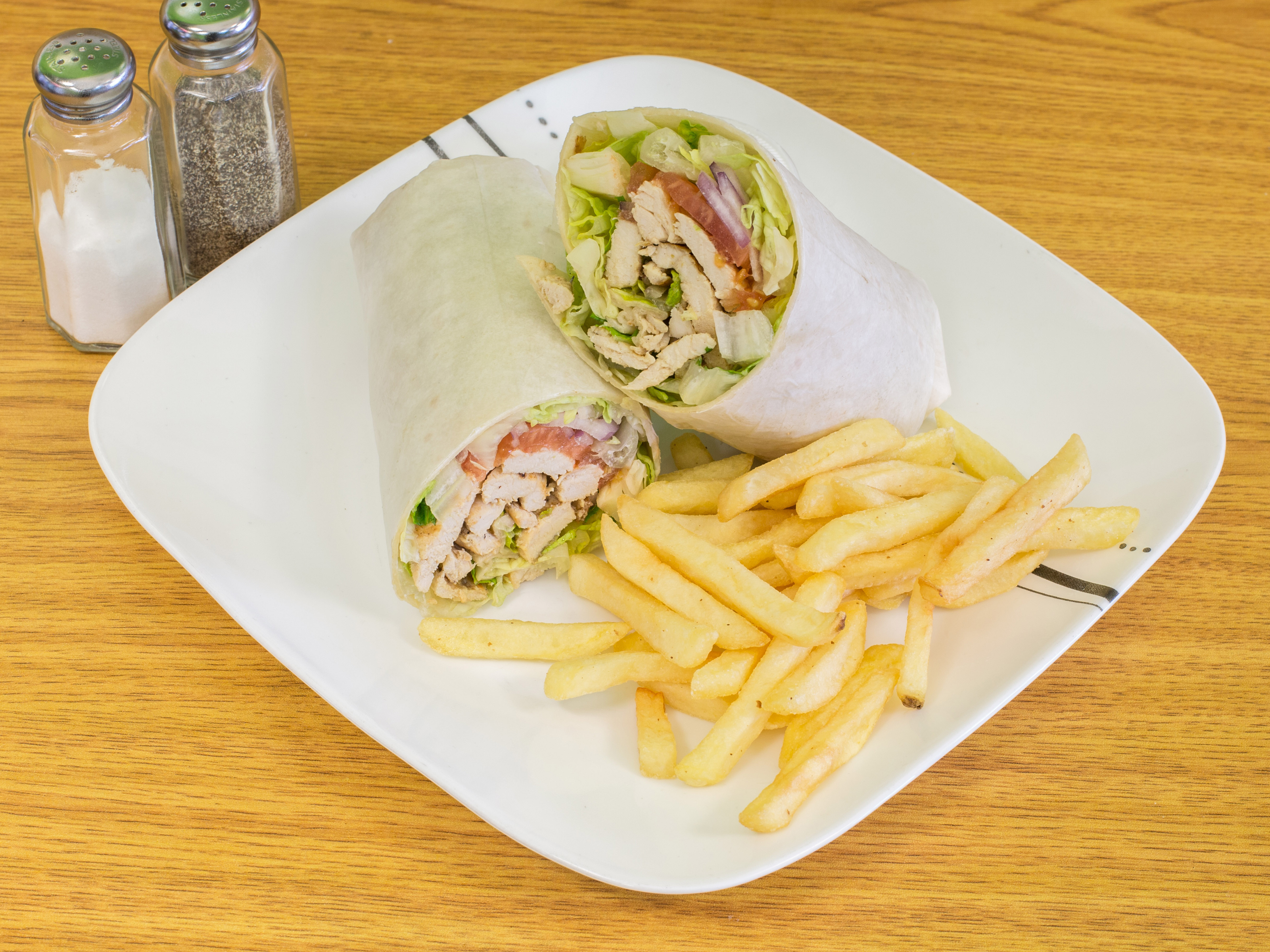 Order Grilled Chicken Wrap food online from Cliffside Bbq store, Cliffside Park on bringmethat.com