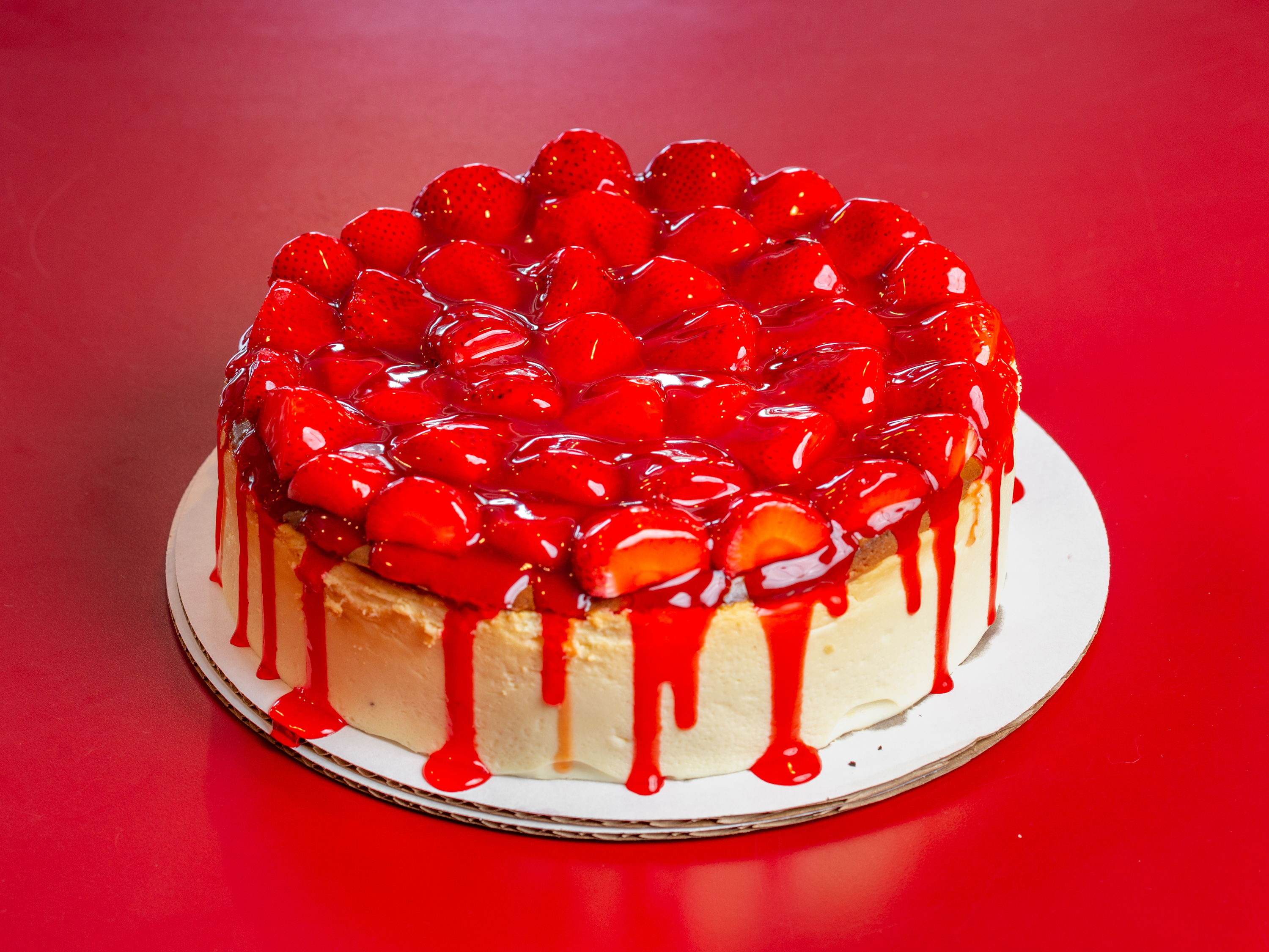 Order STRAWBERRY CHEESECAKE food online from Morristown Diner store, Morristown on bringmethat.com