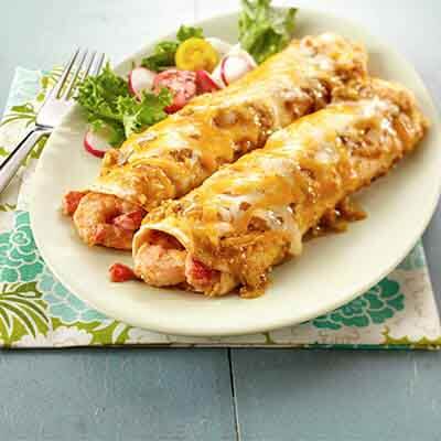 Order Shrimp Enchiladas  food online from Mexican King store, Totowa on bringmethat.com