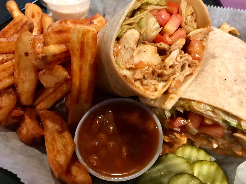 Order Buffalo Chicken Wrap food online from Screwballs Sports Bar & Grille store, King of Prussia on bringmethat.com