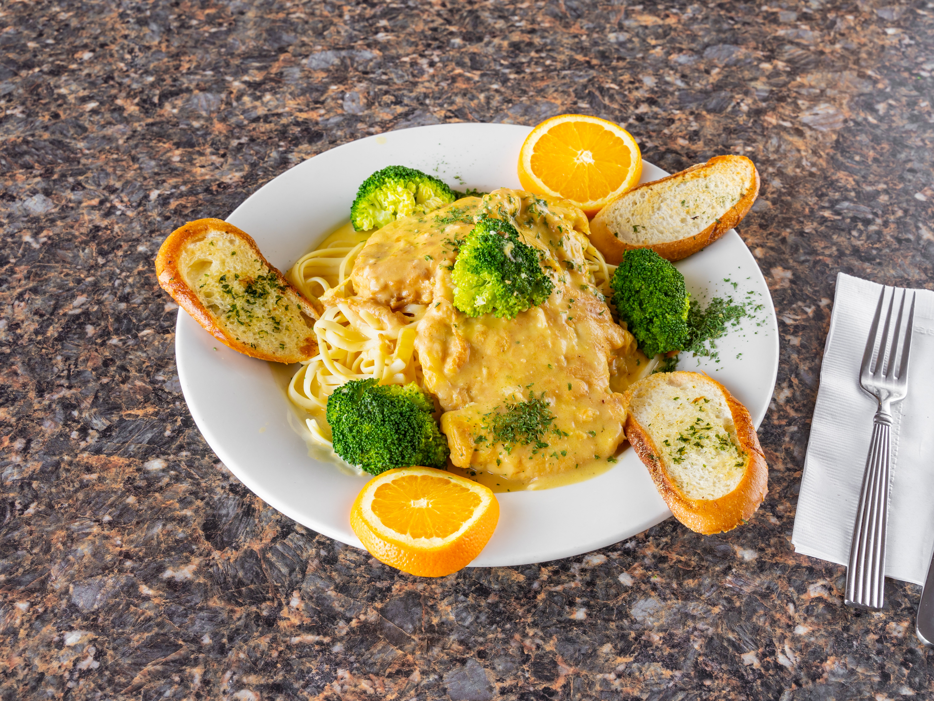 Order Chicken Francaise food online from Estrella's Cafe store, Nanuet on bringmethat.com