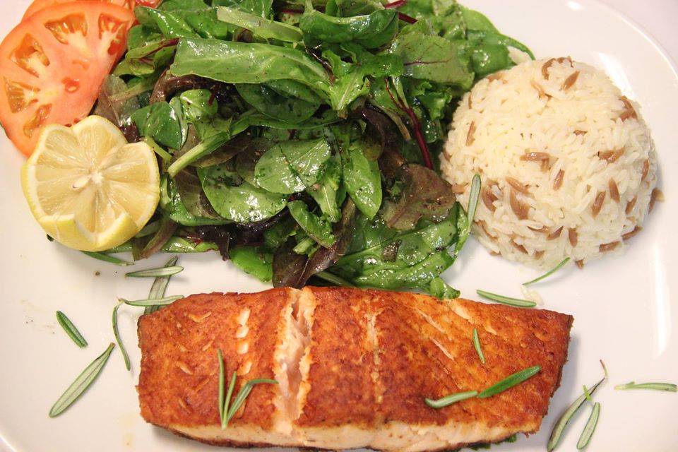 Order Salmon food online from Grillera Mediterranean Cuisine store, Madison on bringmethat.com