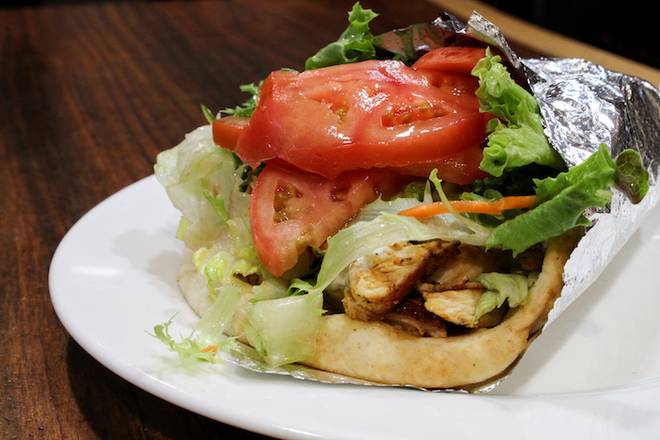 Order Chicken Souvlaki Sandwich food online from Silver Spoon Diner store, New York on bringmethat.com