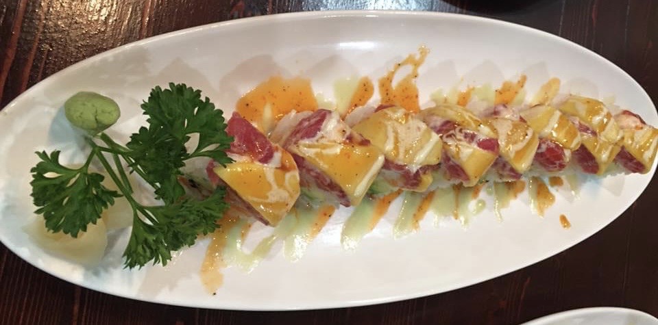 Order Mango Madness Roll food online from Sky Asian Cuisine store, Dayton on bringmethat.com