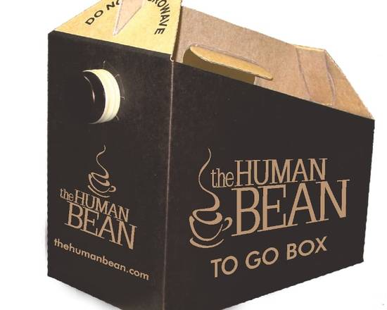 Order Coffee To Go Box - Fresh Brewed Coffee food online from The Human Bean store, Henderson on bringmethat.com