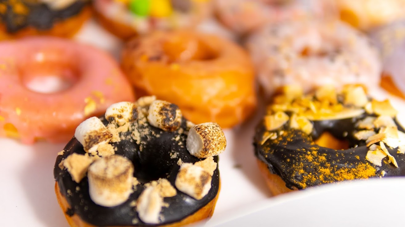 Order 4 Pack Specialty Donut food online from Chin Up Donuts store, Scottsdale on bringmethat.com