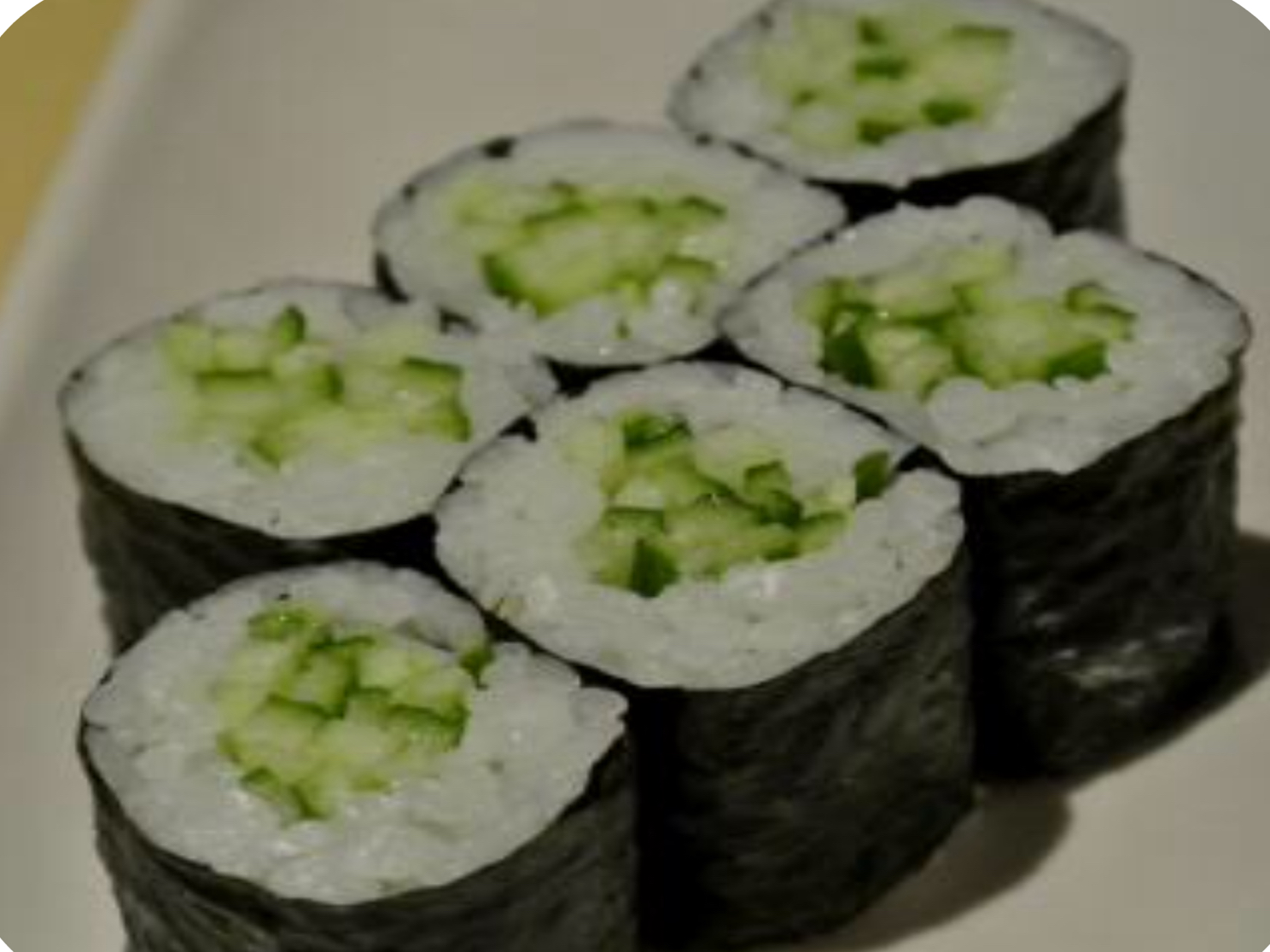 Order Cucumber Roll (8pcs) food online from Roll Star Sushi store, Anaheim on bringmethat.com