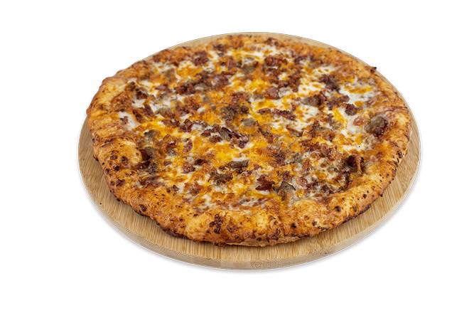 Order BBQ Cheddar Burger  food online from Infinito Pizza store, Harrisburg on bringmethat.com