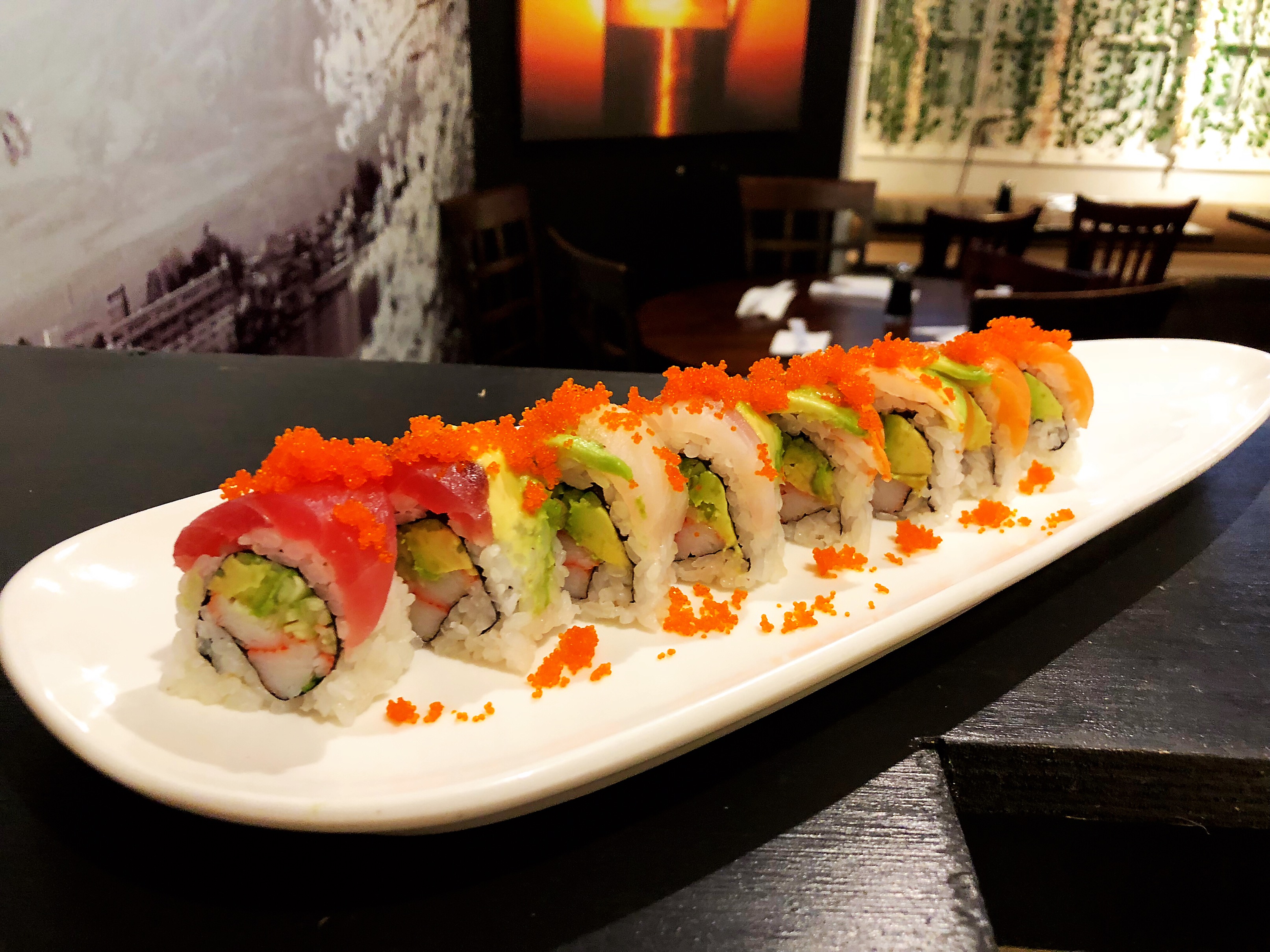 Order Rainbow Roll food online from Sushi para japanese restaurant store, New York on bringmethat.com