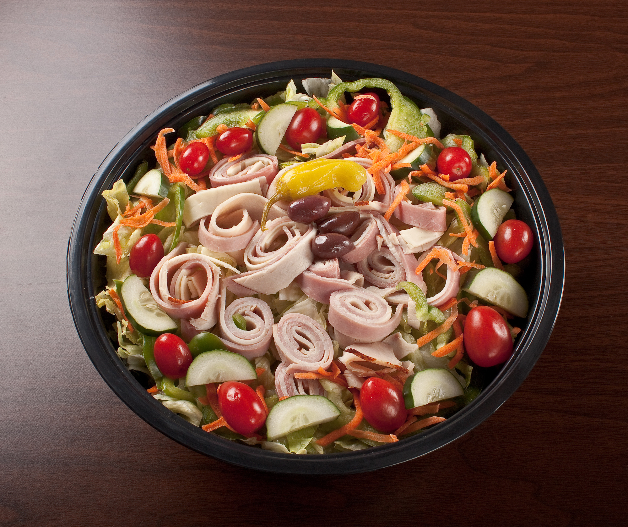 Order Chef Salad food online from Jimmy's Pizza Too store, Lowell on bringmethat.com
