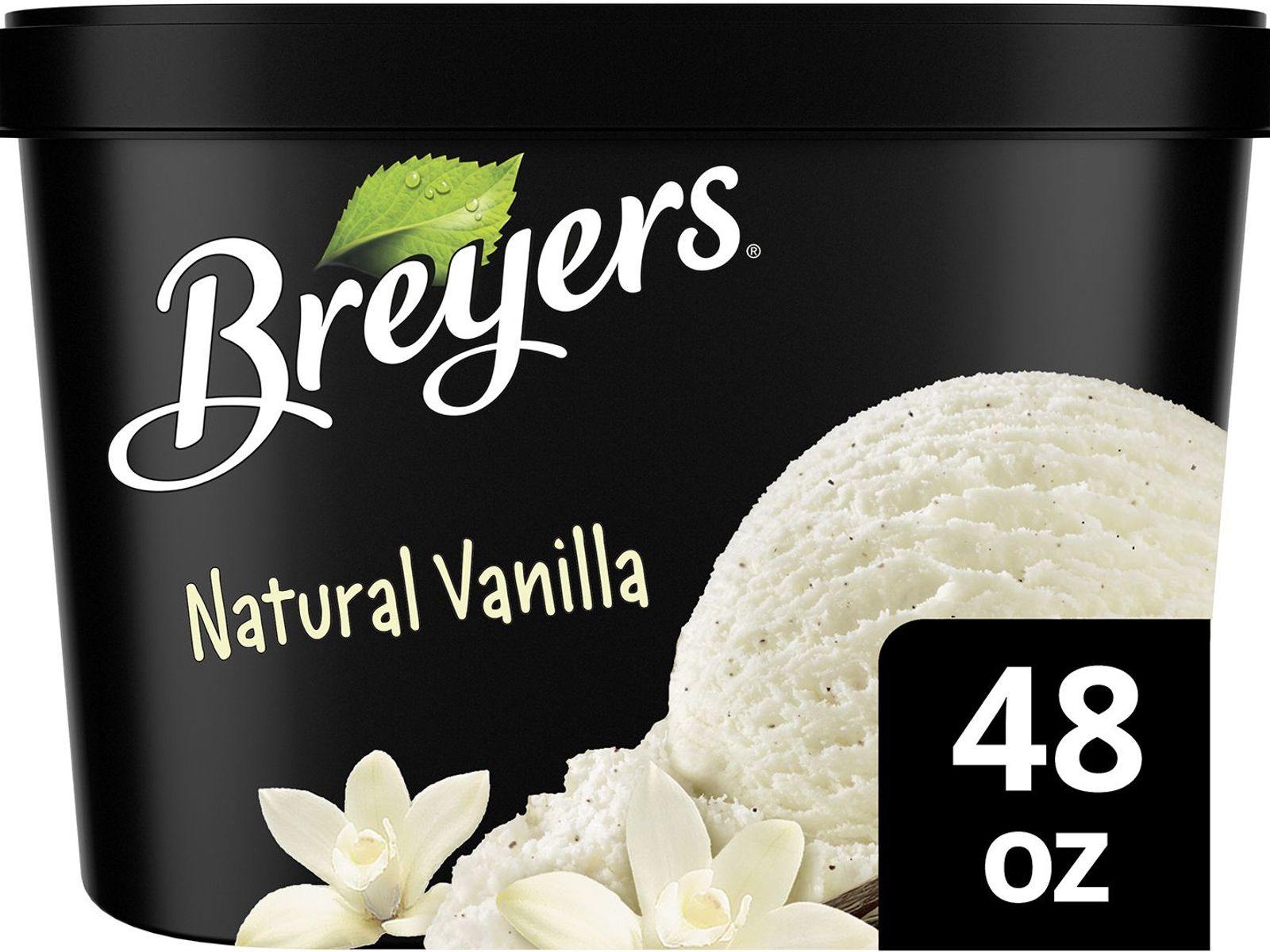 Order Natural Vanilla 48 oz food online from The Ice Cream Shop store, Phoenix on bringmethat.com