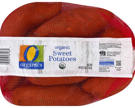 Order O Organics · Sweet Potatoes (3 lbs) food online from Safeway store, Mount Airy on bringmethat.com
