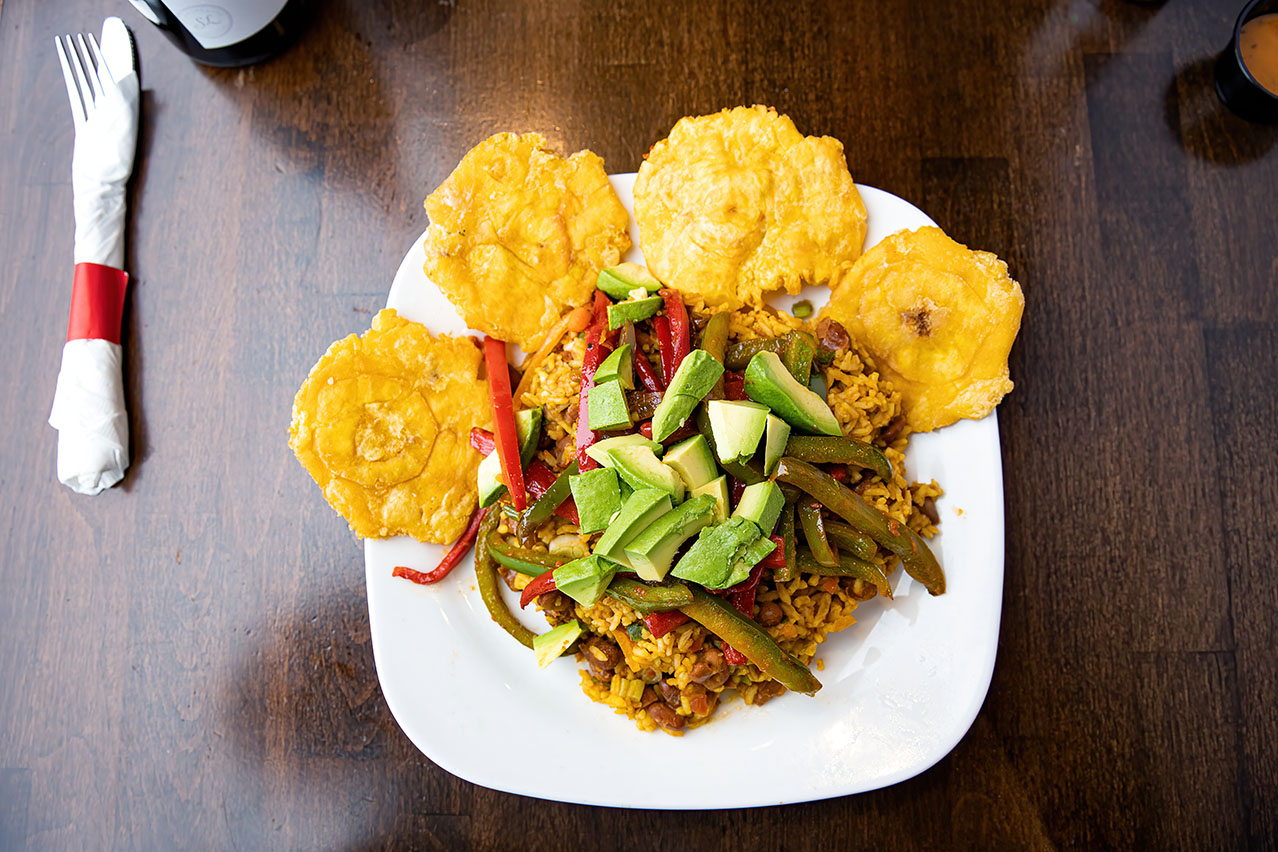 Order Noches Vegetariano food online from Noches De Colombia store, Randolph on bringmethat.com