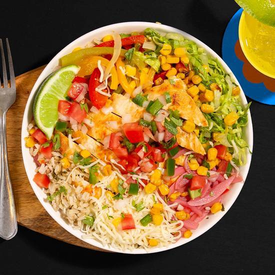 Order Chicken Bowl food online from Feisty Burrito Bowls | Mexican store, Lakewood on bringmethat.com