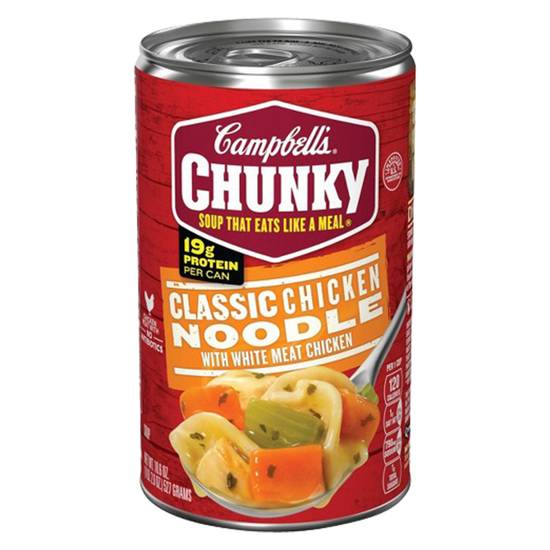Order Campbell's Chunky Classic Chicken Noodle Soup 18.6oz food online from Everyday Needs By Gopuff store, Dayton on bringmethat.com