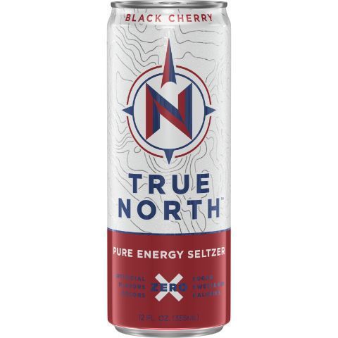 Order True North Pure Energy Seltzer Black Cherry 12oz food online from 7-Eleven store, Princeton on bringmethat.com