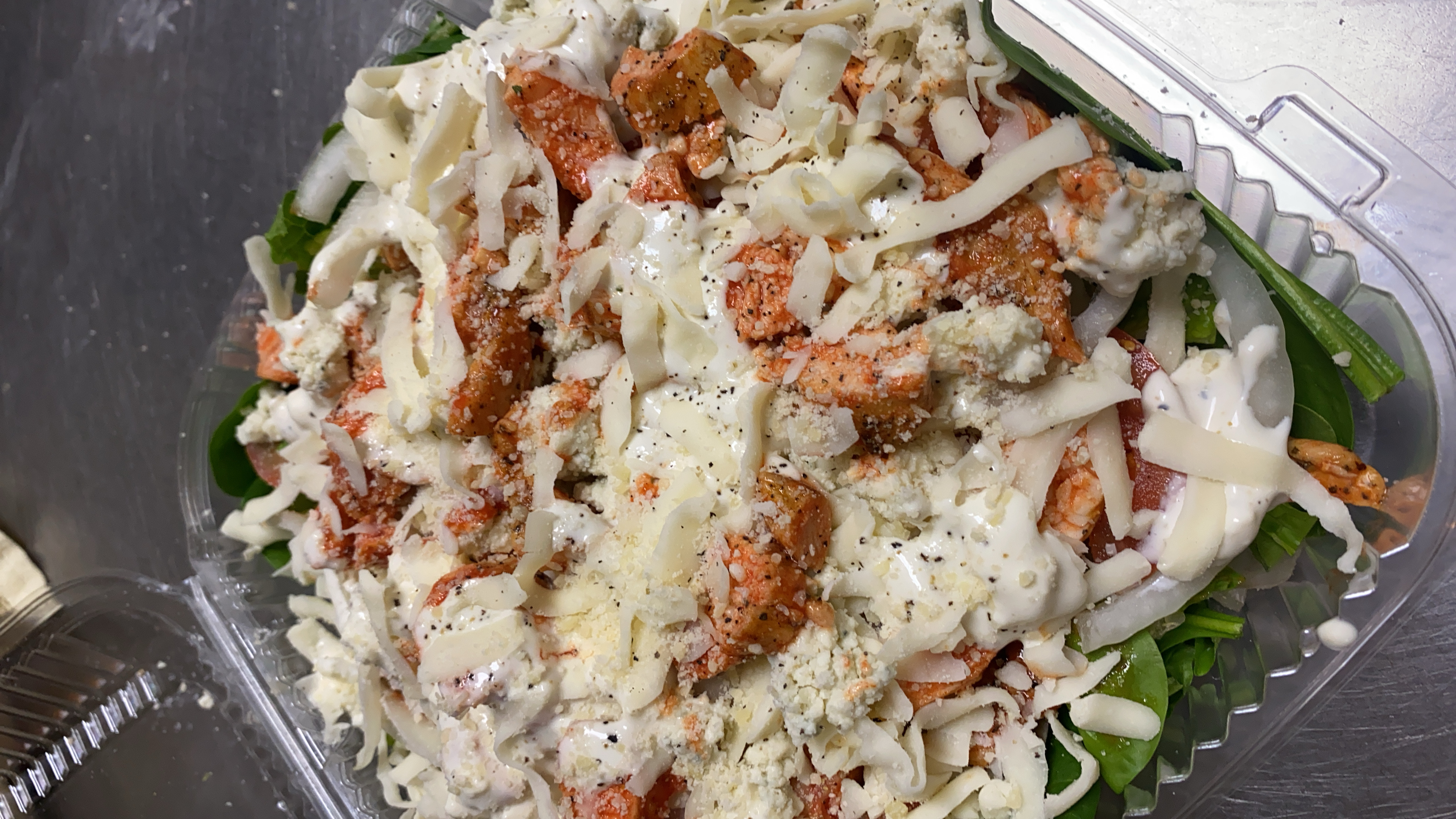 Order Buffalo Chicken Salad  food online from Naked City Pizza store, Las Vegas on bringmethat.com