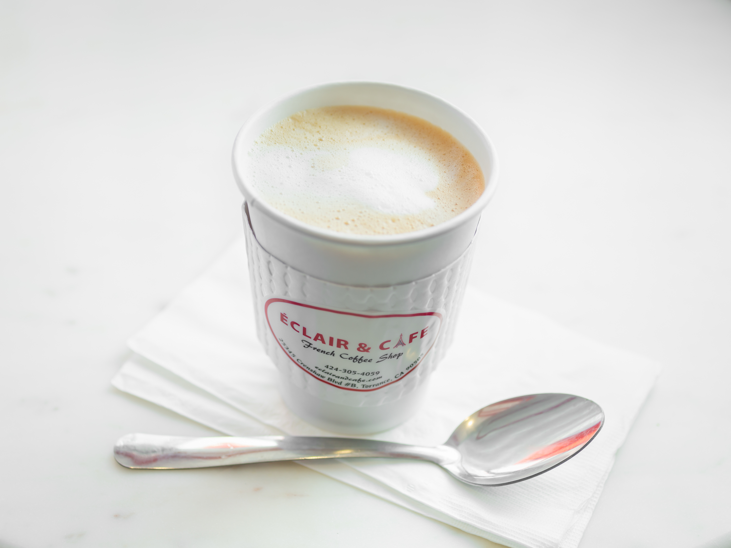 Order Latte food online from Eclair & Café store, Torrance on bringmethat.com