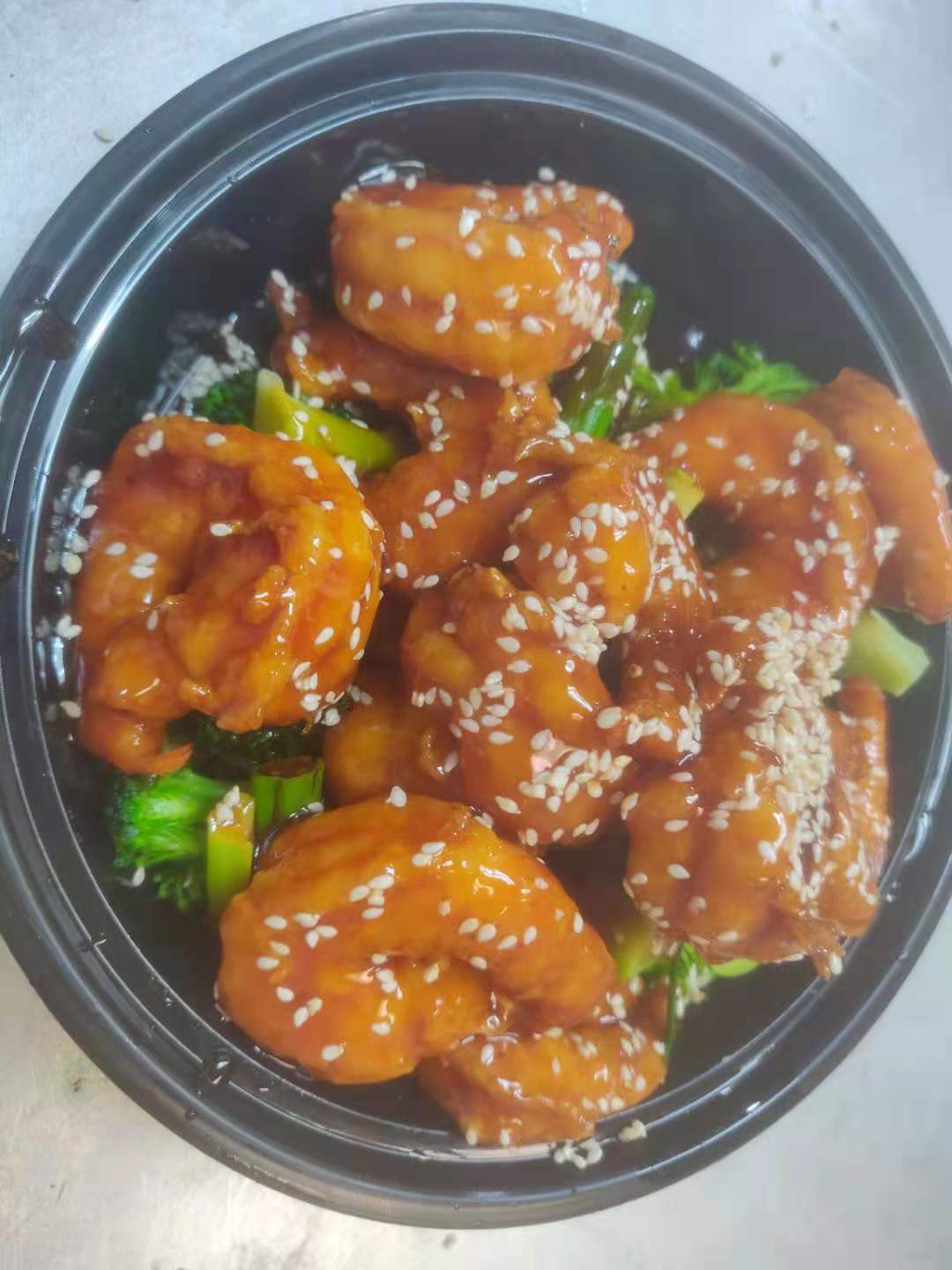 Order CS8. Sesame Shrimp food online from Sam Cafe store, Houston on bringmethat.com