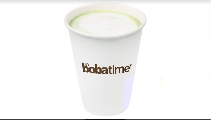 Order Green Tea Latte (HOT) food online from Boba Time store, Lancaster on bringmethat.com