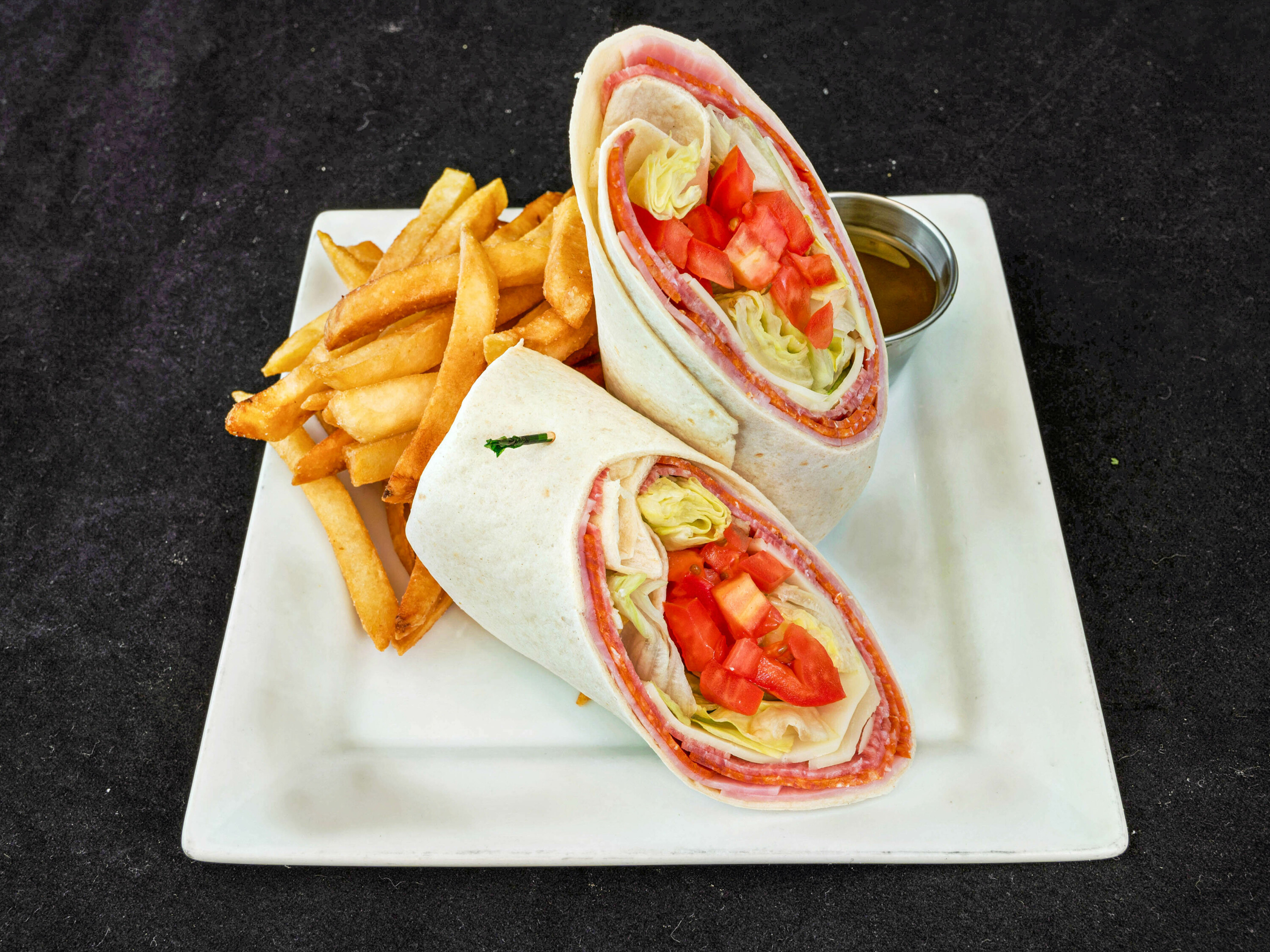 Order Italian Combo Wrap food online from Bravo NY Pizza store, New Milford on bringmethat.com