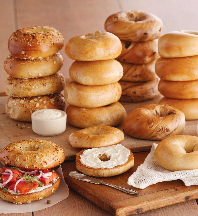 Order Bagel with Cream Cheese and Tomato food online from Smith finest deli store, Brooklyn on bringmethat.com